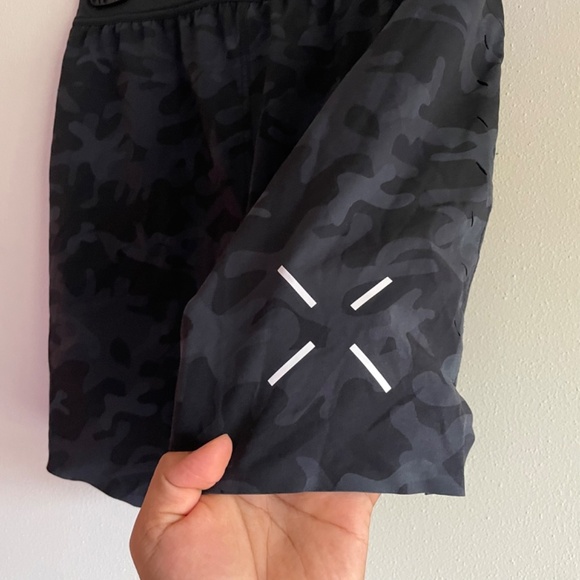 Ten Thousand Interval Short In Black Camo 7” inseam - Picture 5 of 8